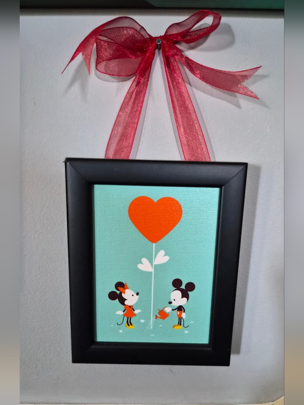 Disney WonderGround Gallery Mini Canvas Mickey and Minnie by Joey Chou
